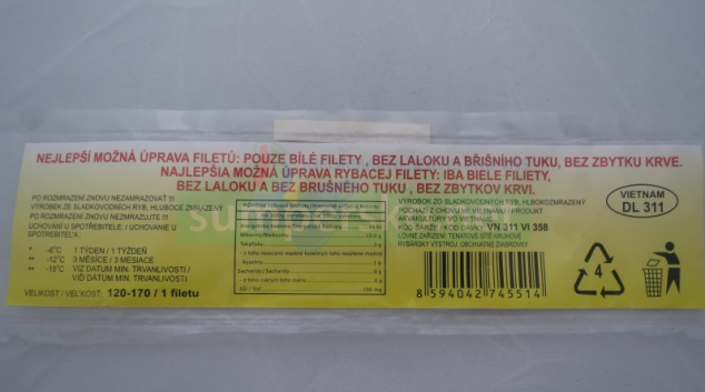 Inspekce nařídila stáhnout z obchodů falšovaného mraženého pangase
