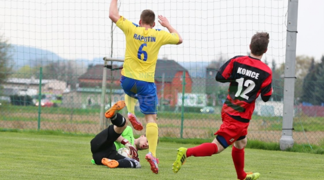 FOTBAL: Rapotín vs Konice 3:2