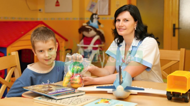Vitamínové balíčky dostávají také děti v Nemocnici Šumperk