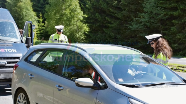 FOTO:Policisté ze dvou krajů zasahovali na Skřítku