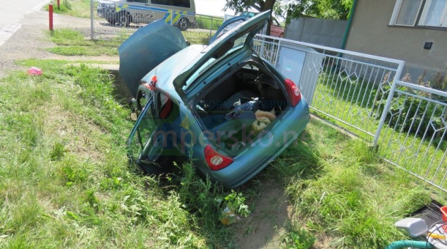 Podnapilého řidiče v Lošticích zastavil až betonový mostek