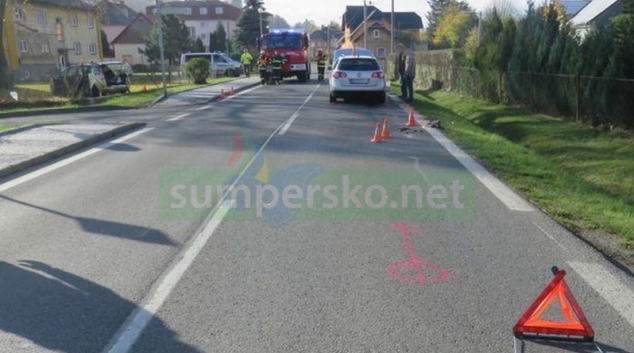 Víkendové dopravní nehody na Jesenicku přijdou řidiče téměř na 300 tisíc korun