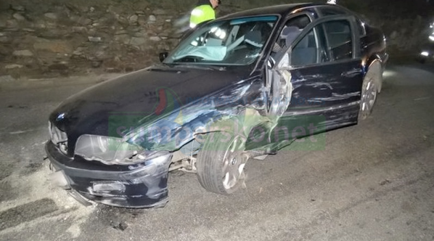 Po nehodě v Úsově pokračovalo vozidlo dál v jízdě ve smyku