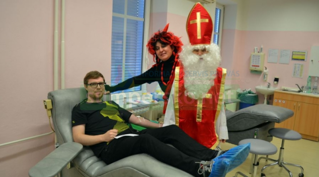 Mikulášský odběr krve v Šumperku