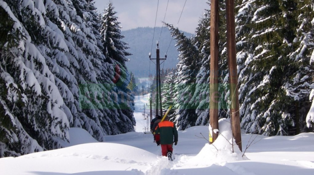 V zimním terénu se energetici neobejdou bez těžké techniky