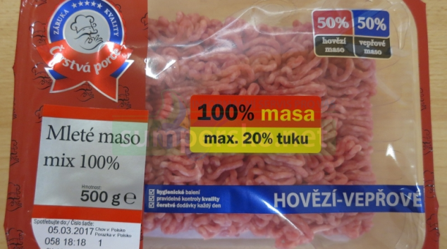 Salmonella v mletém vepřovém a hovězím mase z Polska