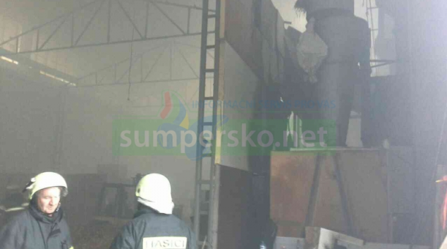 Společný zásah českých a polských hasičů v Javorníku