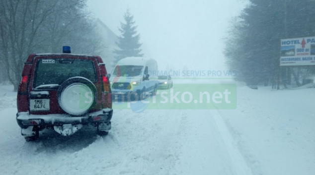 FOTO: Do Jeseníků se vrátila zima