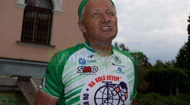 FOTO: Cyklotour Na kole dětem Josefa Zimovčáka zavítala do Šumperka