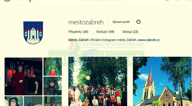 Instagram je novinka, kterou začal používat i Zábřeh