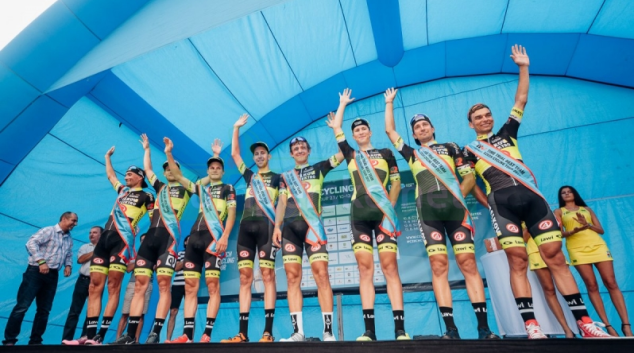 V úvodní týmové časovce Czech Cycling Tour zvítězil tým Elkov Author