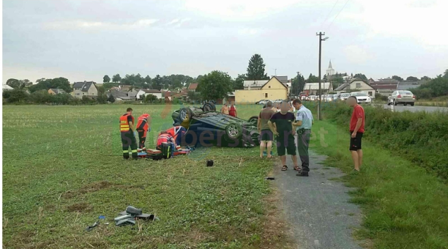 Hasiči asistovali při likvidaci následků dopravní nehody v Mladějovicích