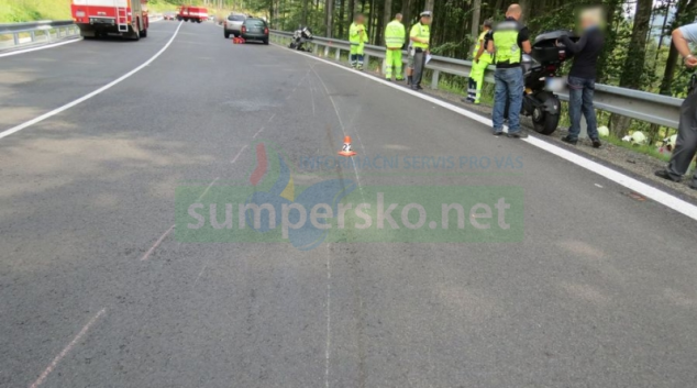 Motorkáři se rychlost na Červenohorském sedle vymstila