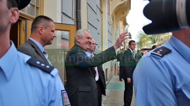 Prezident Miloš Zeman navštíví Olomoucký kraj