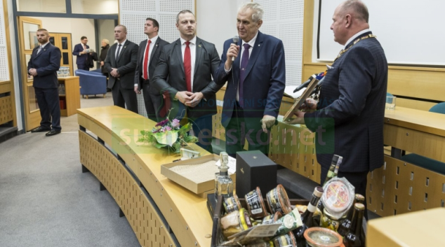 FOTO: Prezident Miloš Zeman v Olomouckém kraji