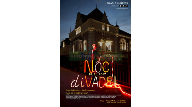 Divadlo Šumperk zve na akci Noc divadel