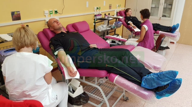 Hasiči Olomouckého kraje hromadně darovali krev