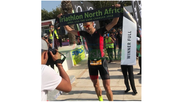 Zábřežský triatlonista David Jílek zvítězil v Alžírsku