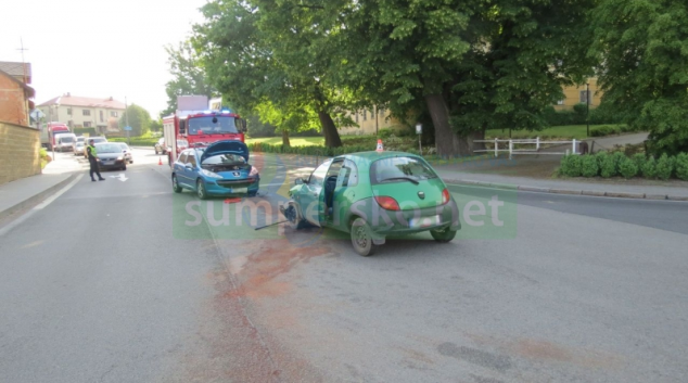 Řidič v Bludově přejel do protisměru