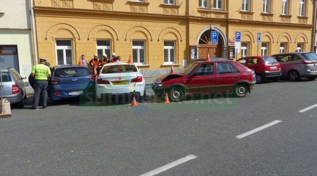 V Jeseníku havaroval řidič pod vlivem drog