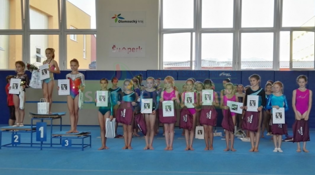 V Šumperku soutěžily sportovní gymnastky