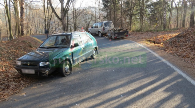 Opilý řidič boural na Štítecku