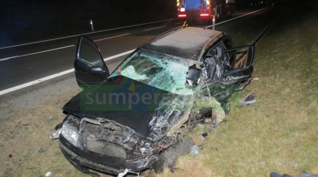 Řidič u Zvole přejel do protisměru