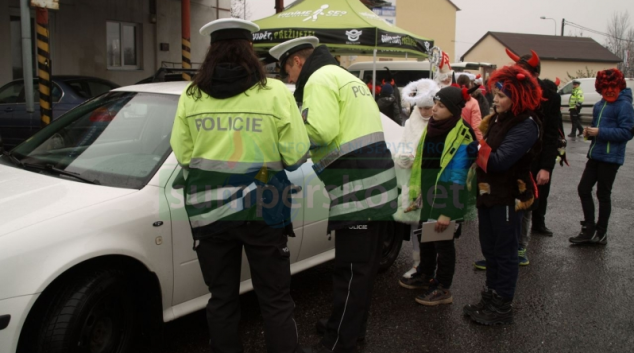 Policisté v Šumperku připravili netradiční dopravní akci