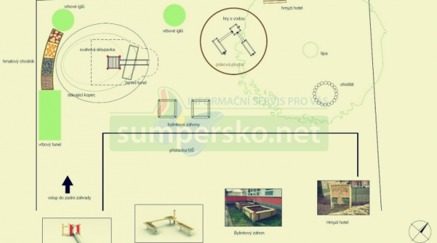 Šumperská školka připravuje přírodní zahradu