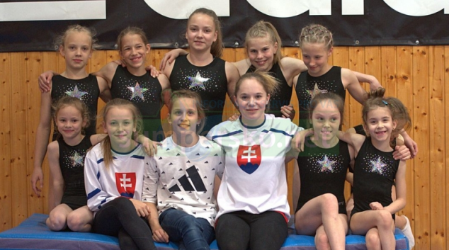 Šumperské gymnastky ladily závodní formu