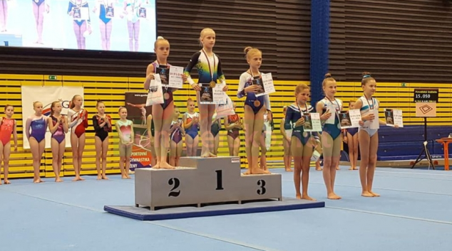 Gymnastický klub Šumperk má vicemistryni