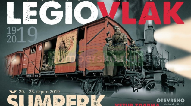 Legiovlak „mobilní muzeum na kolejích“ v Šumperku