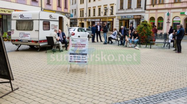 Mobilní kancelář hejtmana navštívila Šumperk