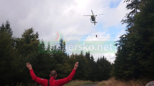 Zraněné turistce i koloběžkáři pomáhala Horská služba
