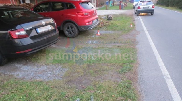 Opilý motorista havaroval v Písařově