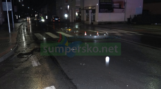 Řidičky v Zábřehu zdemolovaly dopravní značení ochranného ostrůvku