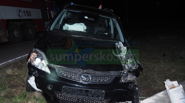 Opilý řidič havaroval v Jindřichově