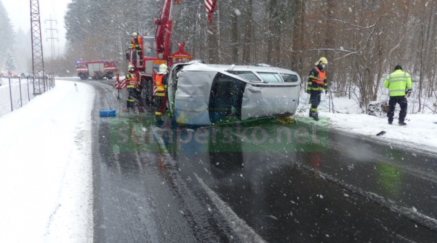 Nepozornost řidičů na Šumpersku