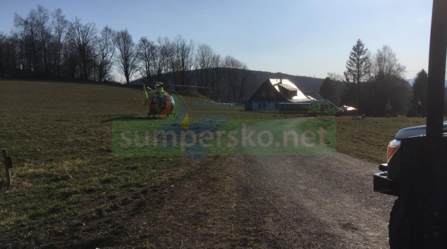 Těžký úraz na elektrokole na cyklostezce nad Pekařovem