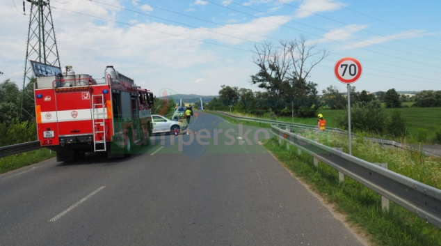 Pět zraněných při dopravní nehodě na Mohelnicku