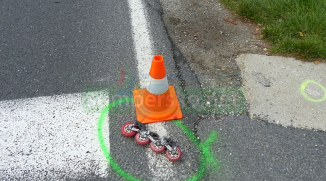 Při dopravní nehodě na Jesenicku se vážně zranil bruslař