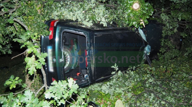 Sobotní dopravní nehody na Šumpersku