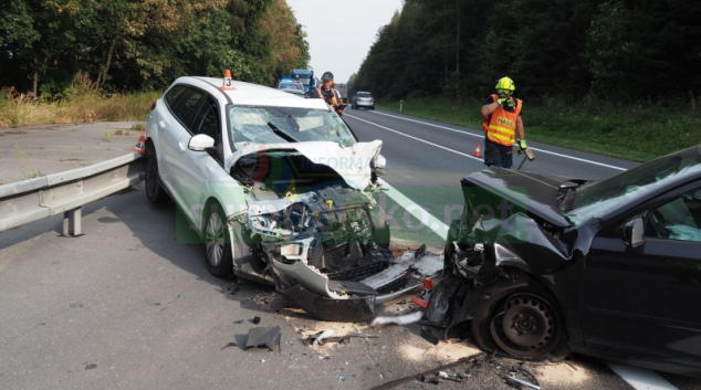 Řidička přejela u Studené Loučky do protisměru