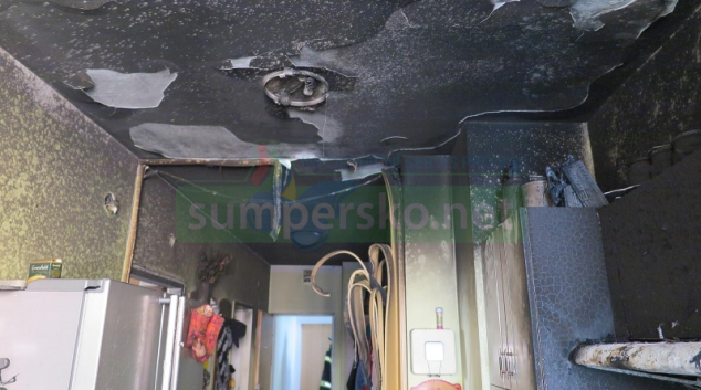 Výbuch a následný požár v mohelnickém bytovém domě