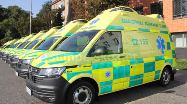 Nové sanitky pro záchranáře v Olomouckém kraji