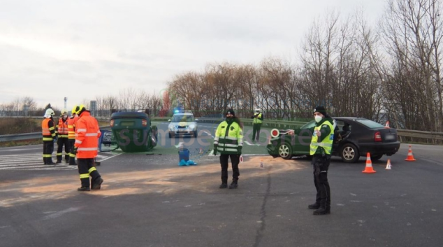 Dvě dopravní kolize na Zábřezsku se škodou přes půl milionu korun