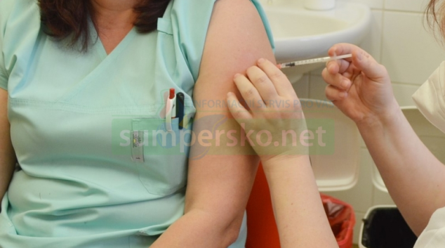 Druhá vlna vakcinace zdravotníků v jesenické nemocnici