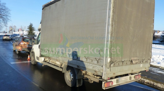 Motorista nedokázal včas zastavit