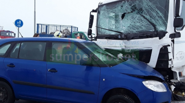 Vážná dopraví nehoda mezi Rapotínem a Šumperkem