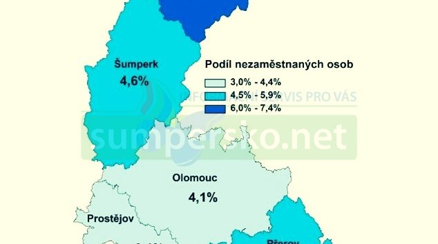 Informace o nezaměstnanosti v kraji